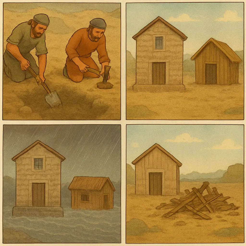 The Wise and Foolish Builders Parable