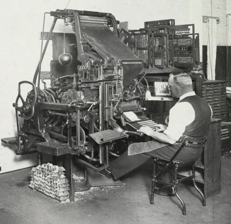 Linotype Machine (1886)