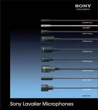 Sony ECM-50 Lavalier Microphone