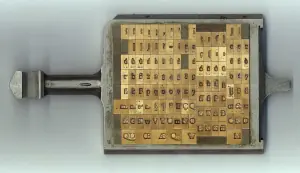 Monotype matrix case