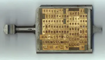 Monotype matrix case